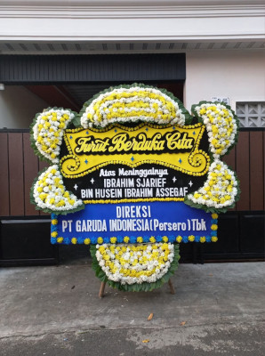 Papan Bunga Duka di Karangroto