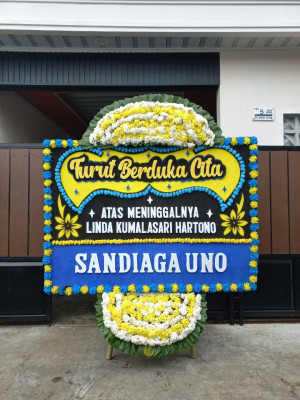 Papan Bunga Duka di Karangroto